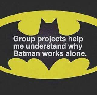 Why Batman Works Alone: A Scientific Investigation