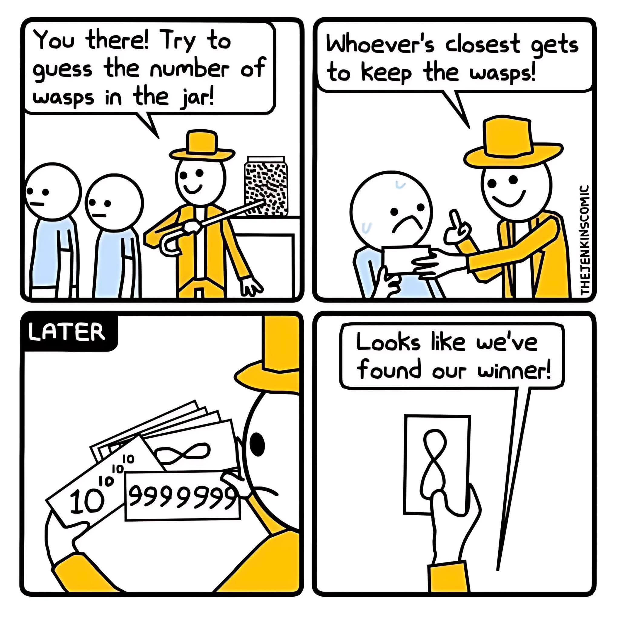The Infinite Wasp Paradox