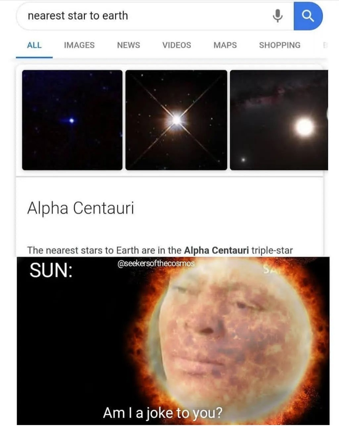 The Sun's Existential Crisis