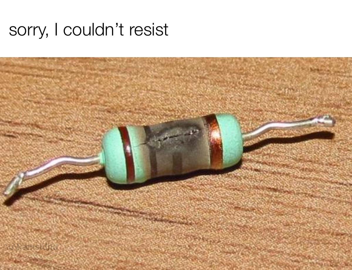 Sorry, I Couldn't Resist