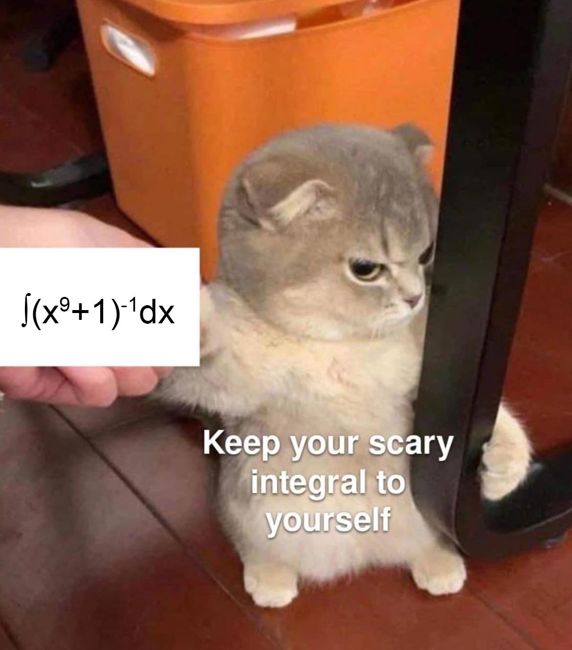 Keep Your Scary Integral To Yourself
