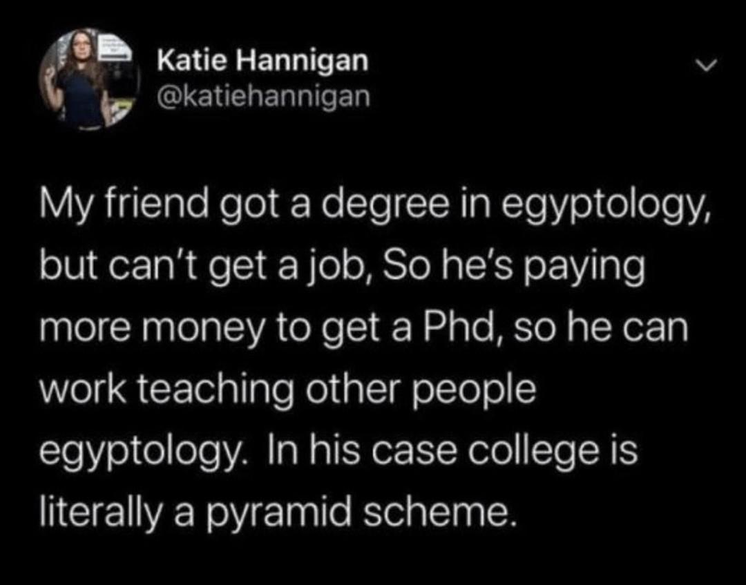 The Pharaoh's Academic Curse