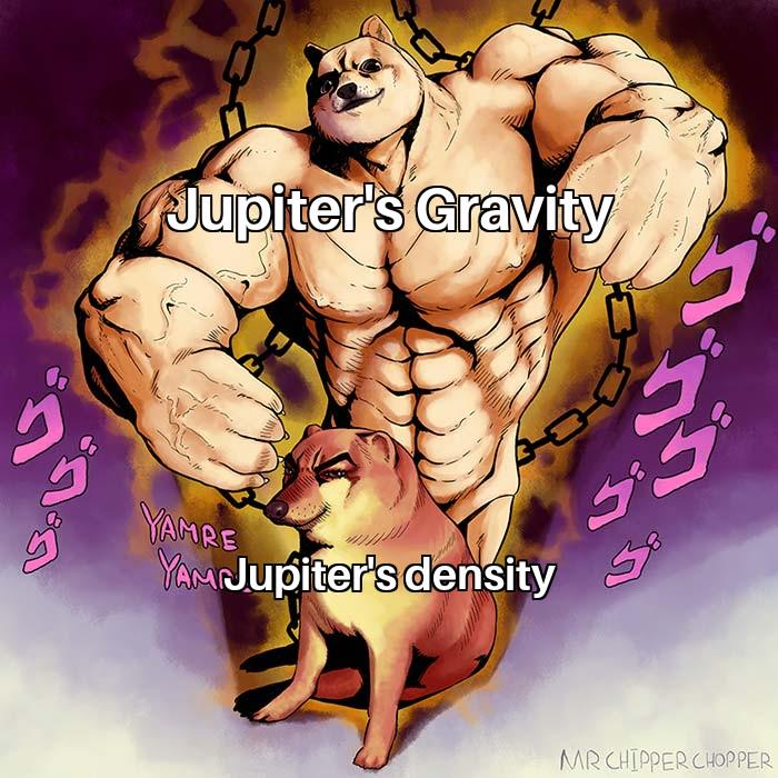 Gas Giant: Jupiter's Muscular Gravity But Fluffy Density