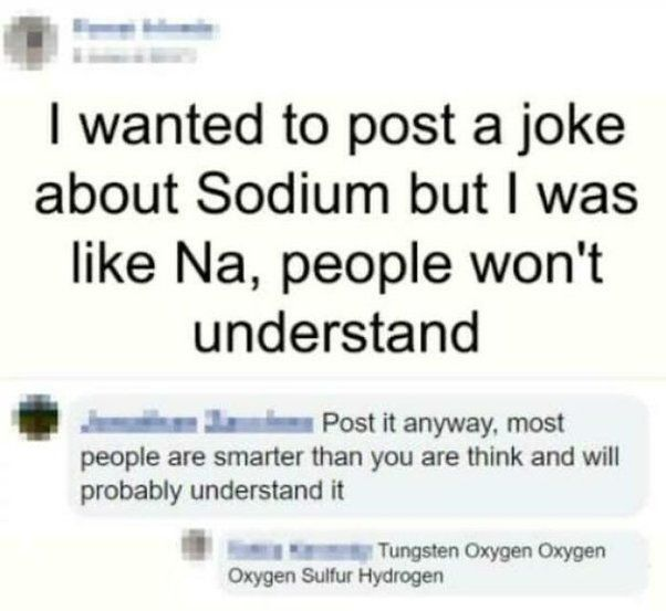 Periodic Table Punchlines