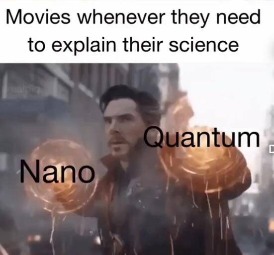 Quantum Nano: Hollywood's Scientific Vocabulary