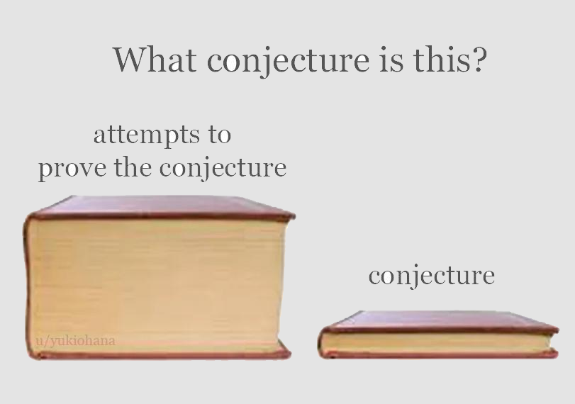 What Conjecture Is This?