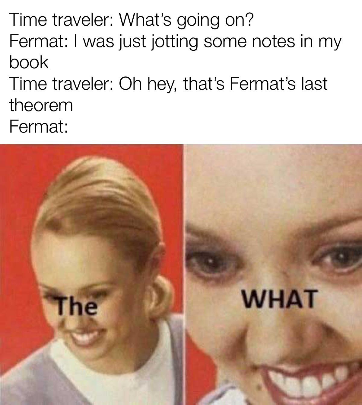 The Margin Was Too Small For This Time Paradox