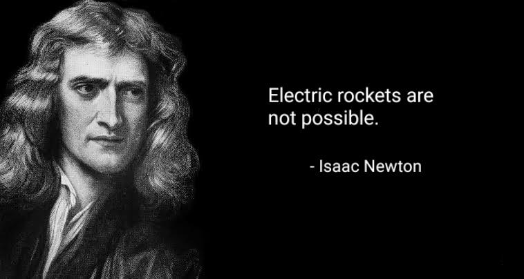 Newton's Time-Traveling Hot Take On SpaceX