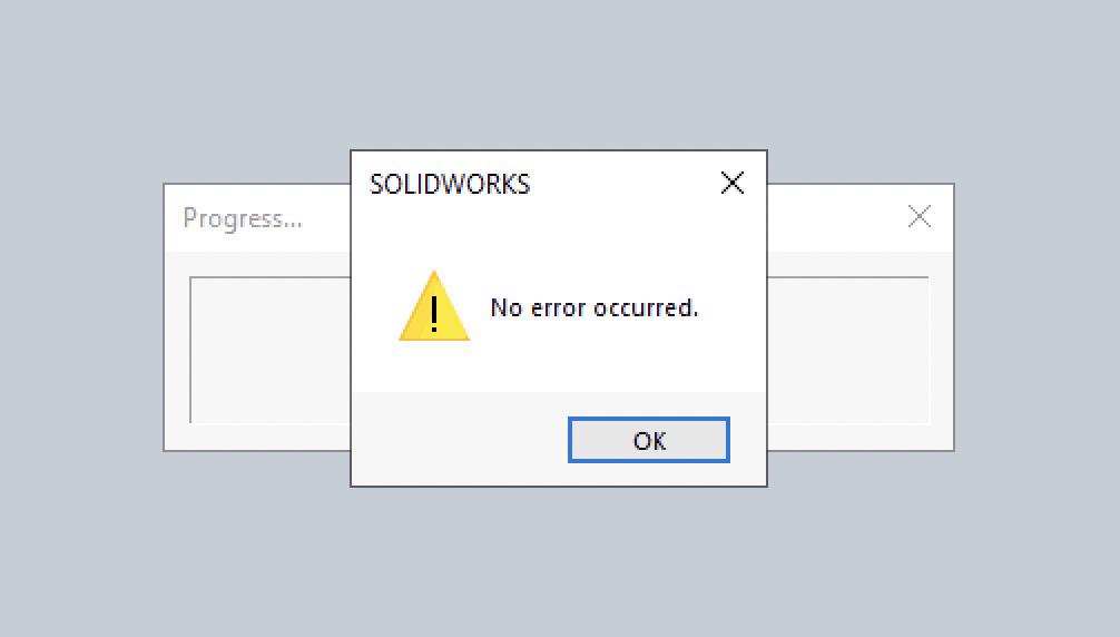 Solidworks Has Anxiety