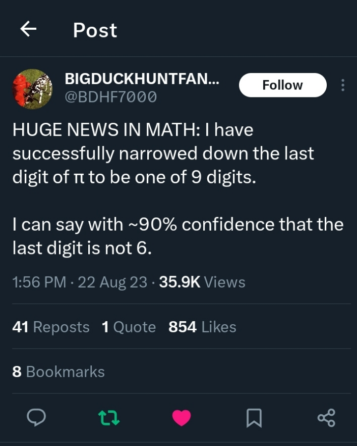 The Last Digit Of Pi