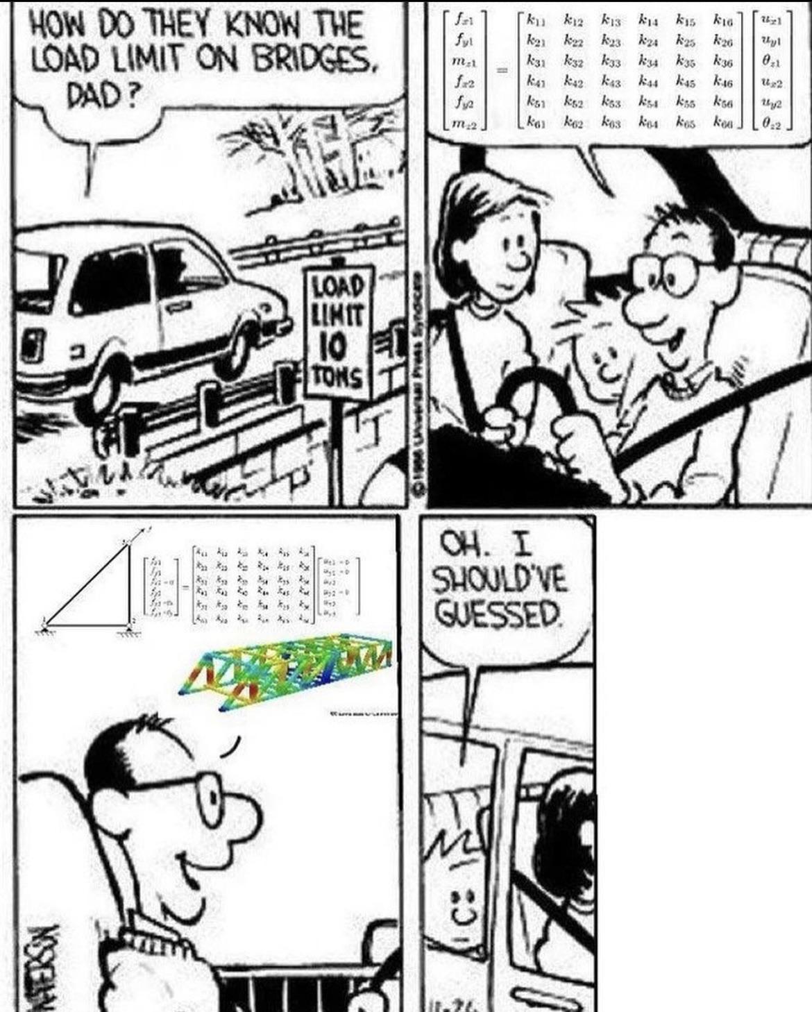 Calvin's Dad Must Have Been A Civil Engineer