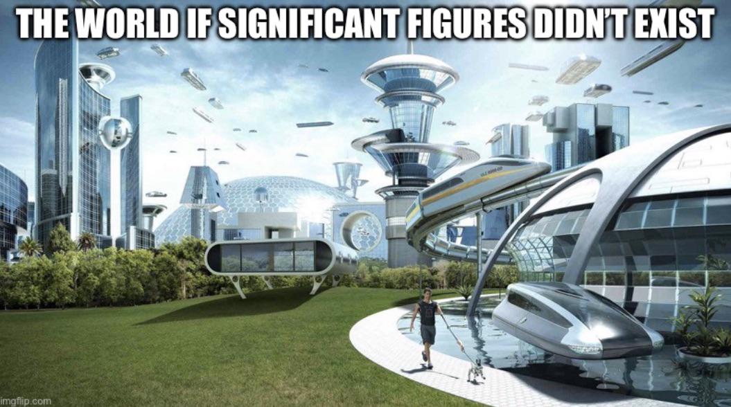 The World If Significant Figures Didn't Exist
