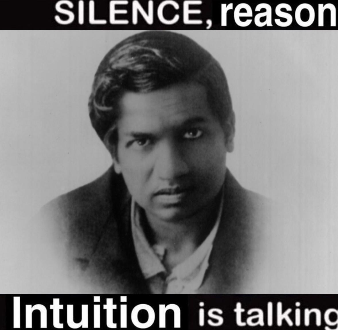 Silence, Reason, Intuition Is Talking
