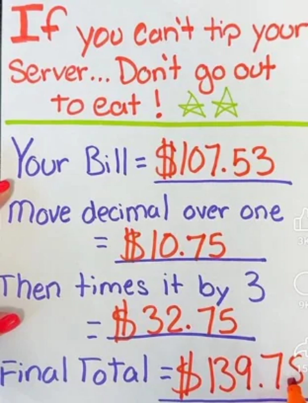 The Tip That Broke Mathematics