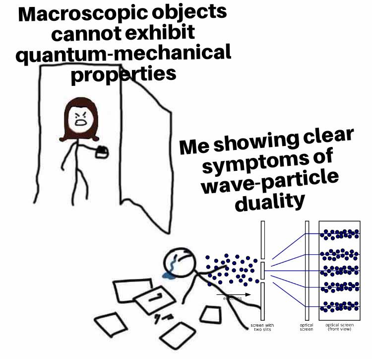 Quantum Mechanics Doesn't Apply To Grad Students