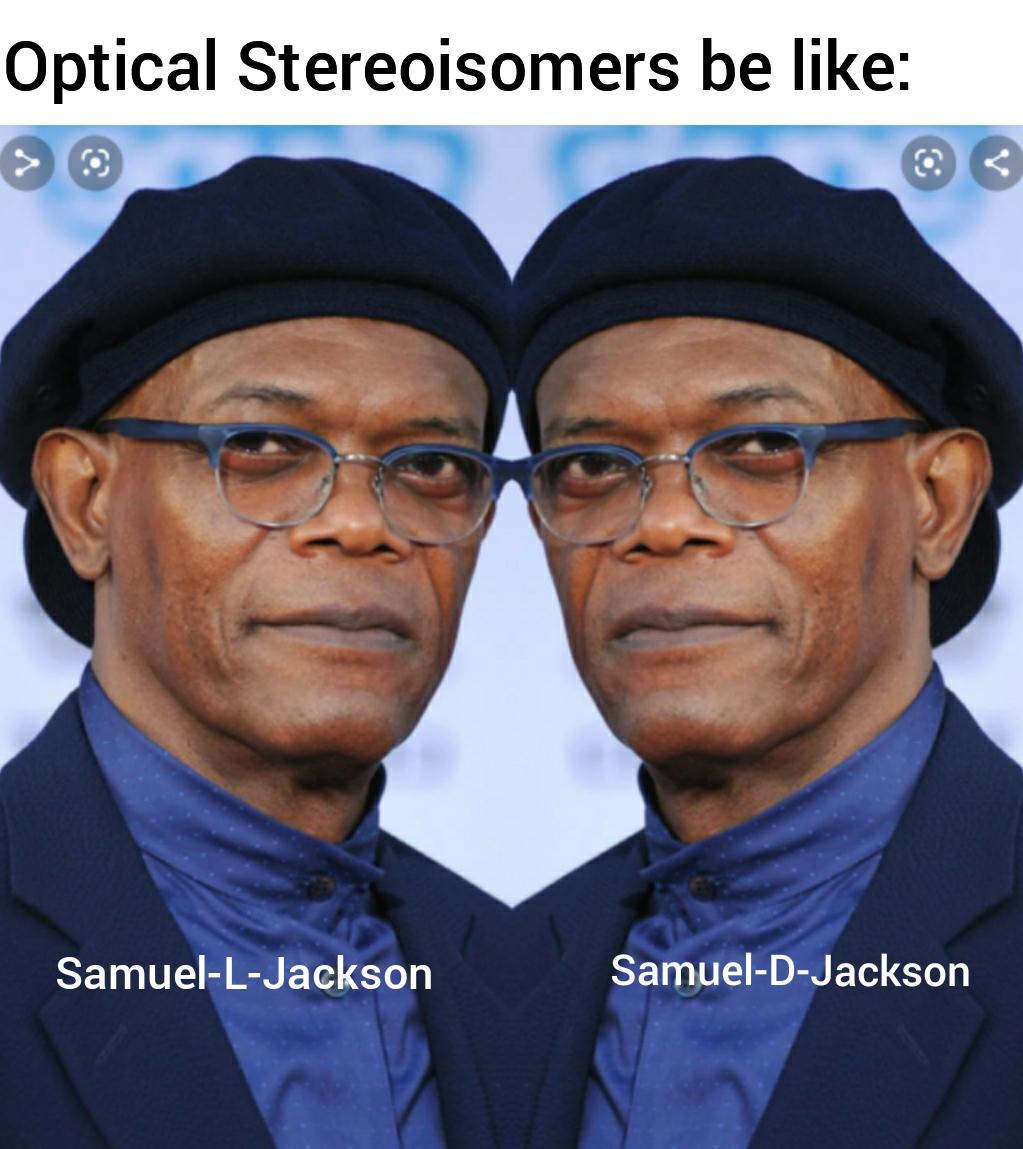 Optical Stereoisomers: The Samuel Jackson Edition