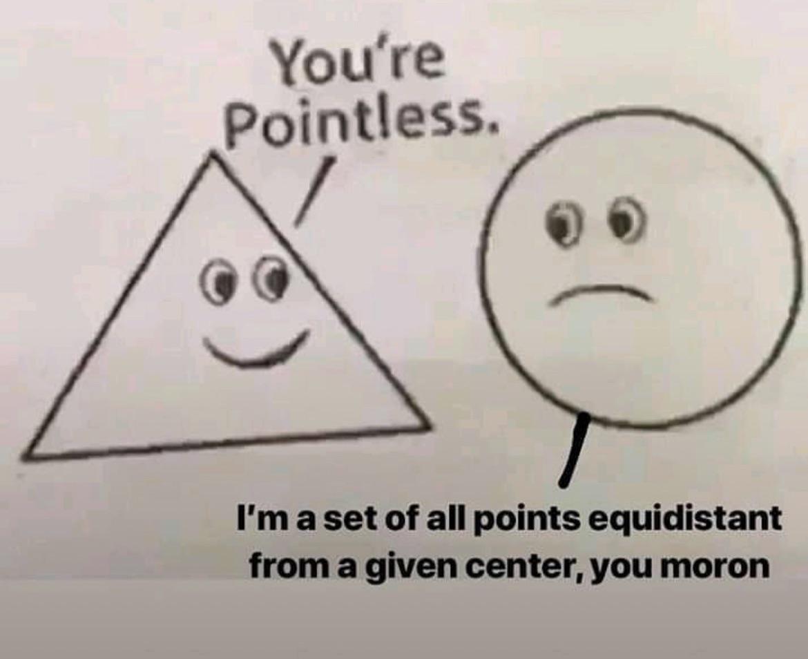 Geometric Trash Talk