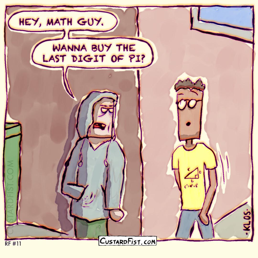 The Last Digit Of Pi For Sale