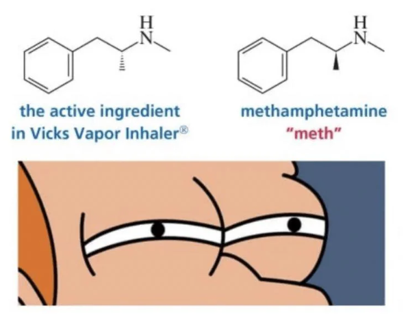 One Molecular Twist Away From Breaking Bad