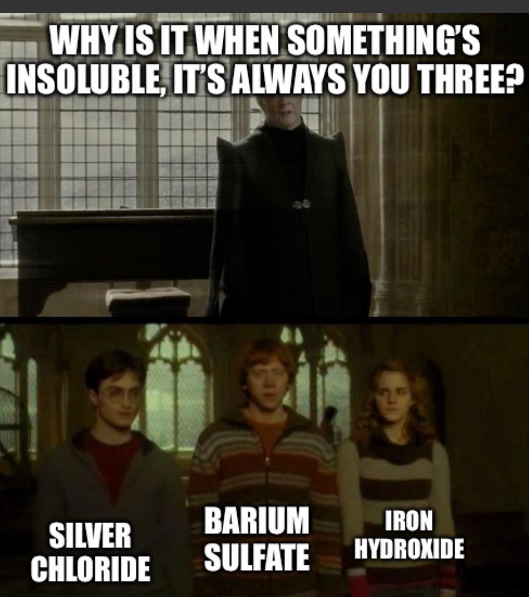 The Insoluble Troublemakers