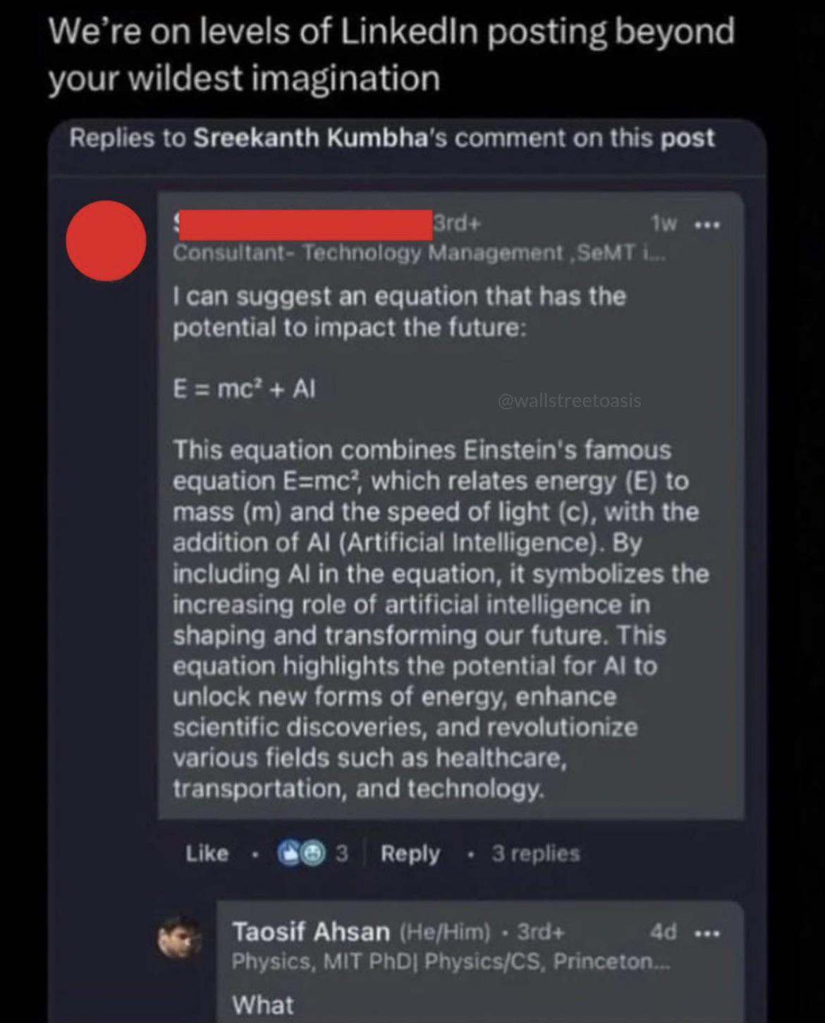 E = Mc² + Corporate Nonsense
