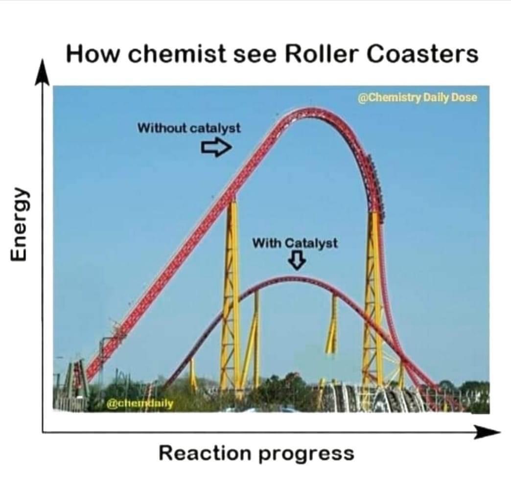 How Chemists See Roller Coasters