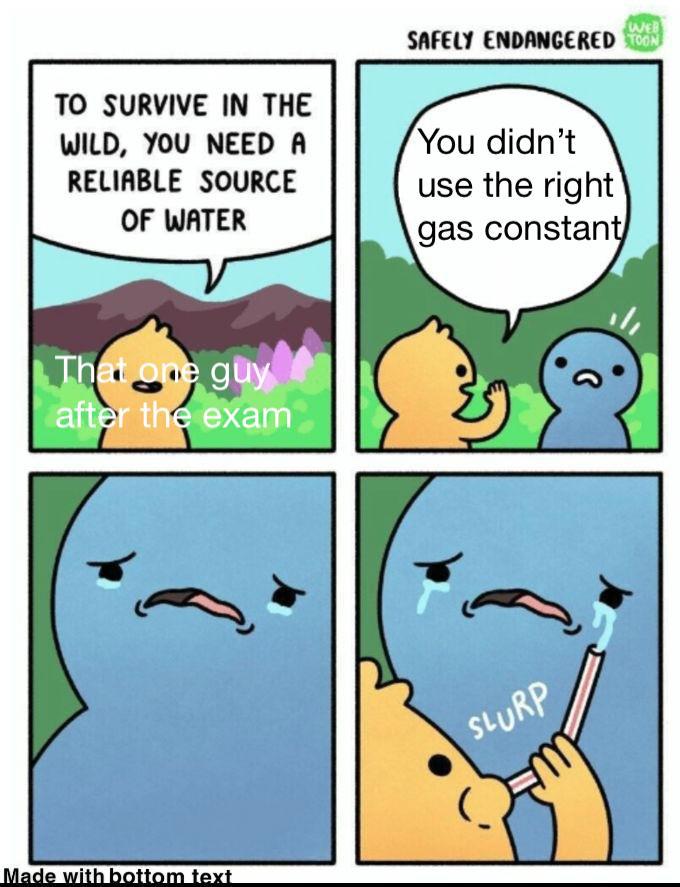 The Gas Constant Gatekeeper