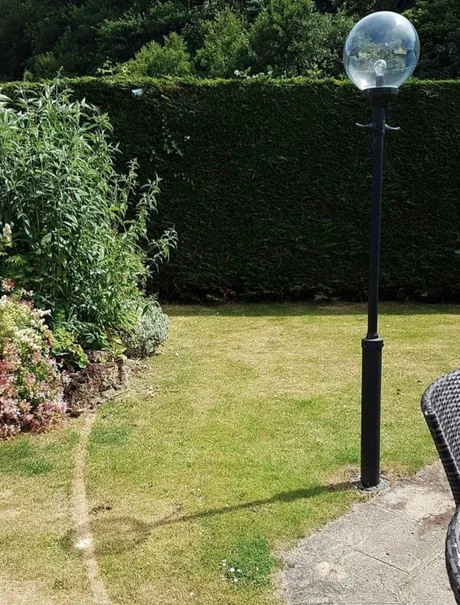 The Burn Marks On The Grass