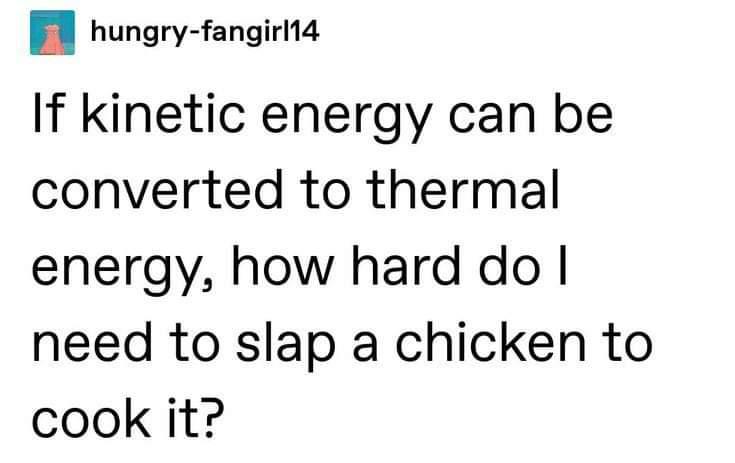 The Slap-Cooked Chicken Theorem