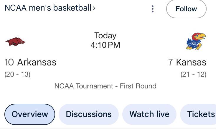 Kansas Vs The Reciprocal Of Kansas