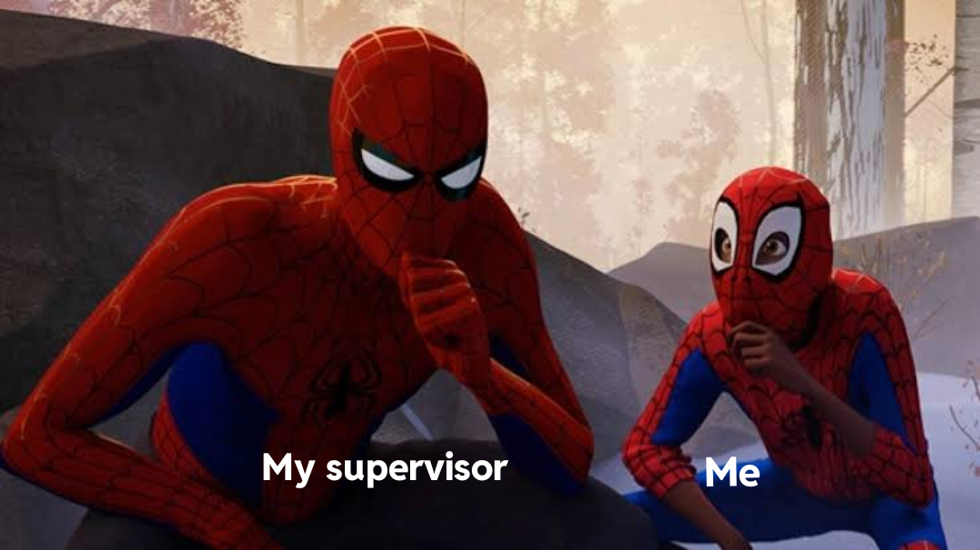 The Dynamics During An Average Physics Master's Thesis Meeting