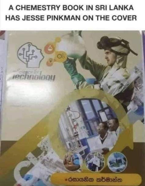 When Your Chemistry Textbook Has A Meth Cook On The Cover