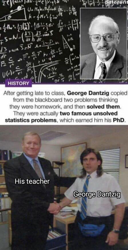 When Tardiness Leads To Mathematical Brilliance