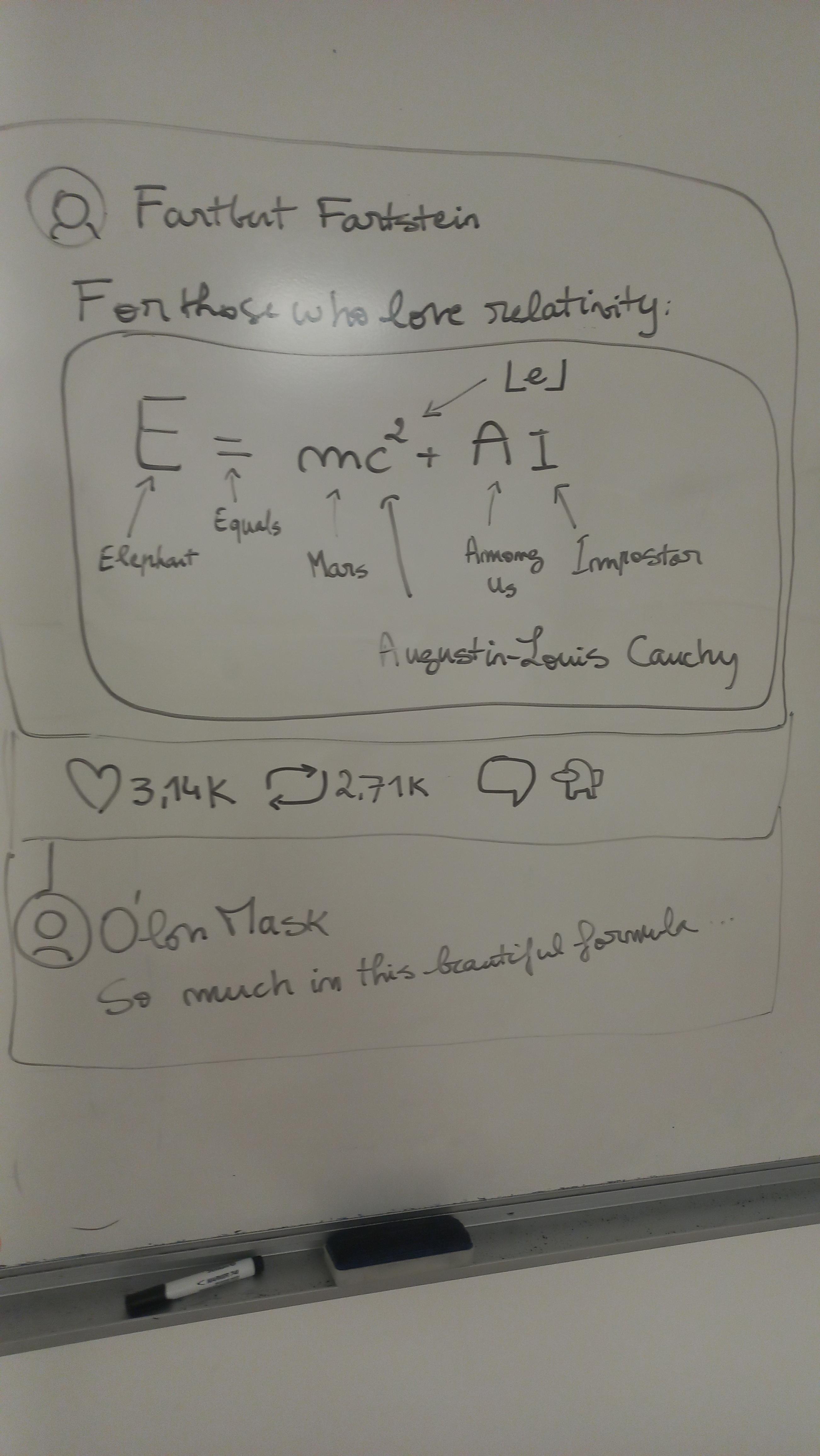 Einstein's Equation Gets The Meme Treatment
