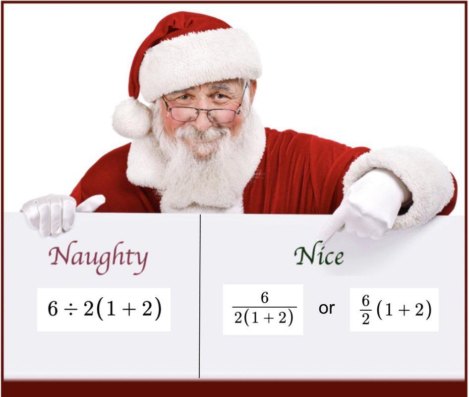 Santa's Order Of Operations Intervention