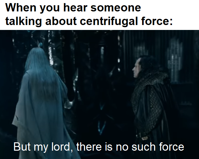 Laughs In Rotating Reference Frame
