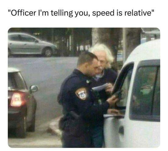 Speed Is Relative To Your Reference Frame