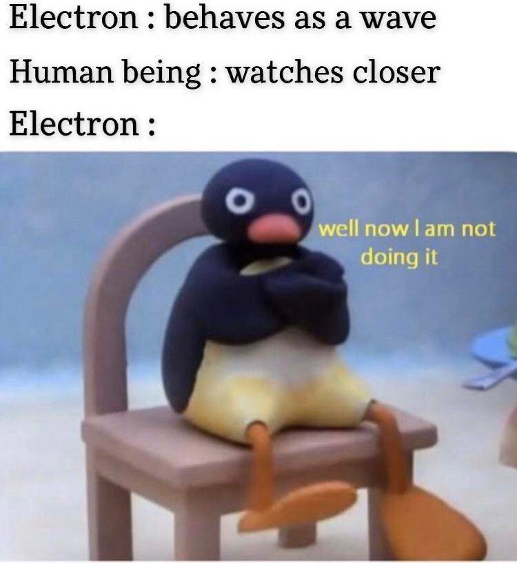 The Electron's Quantum Tantrum