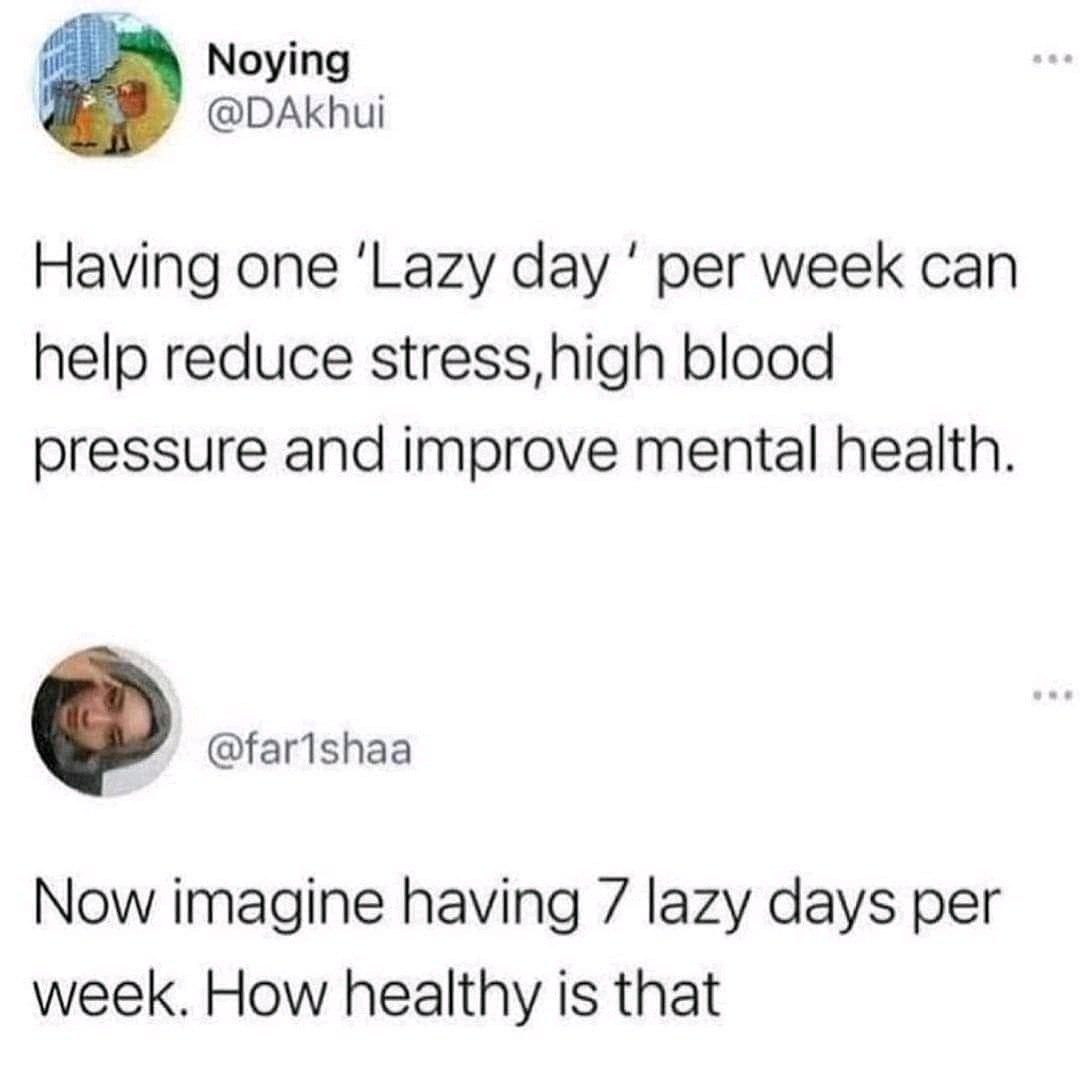 The Linear Extrapolation Of Laziness