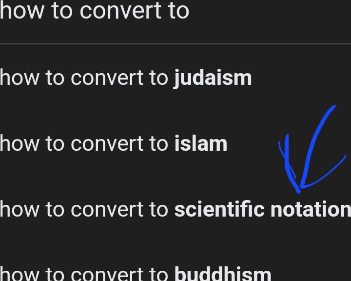 Scientific Notation: The One True Faith