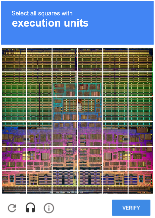 Select All Squares With Execution Units