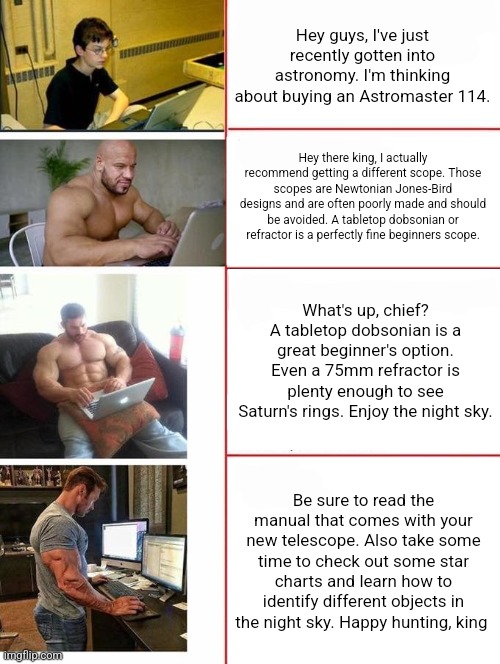 Supportive Astronomy Bros