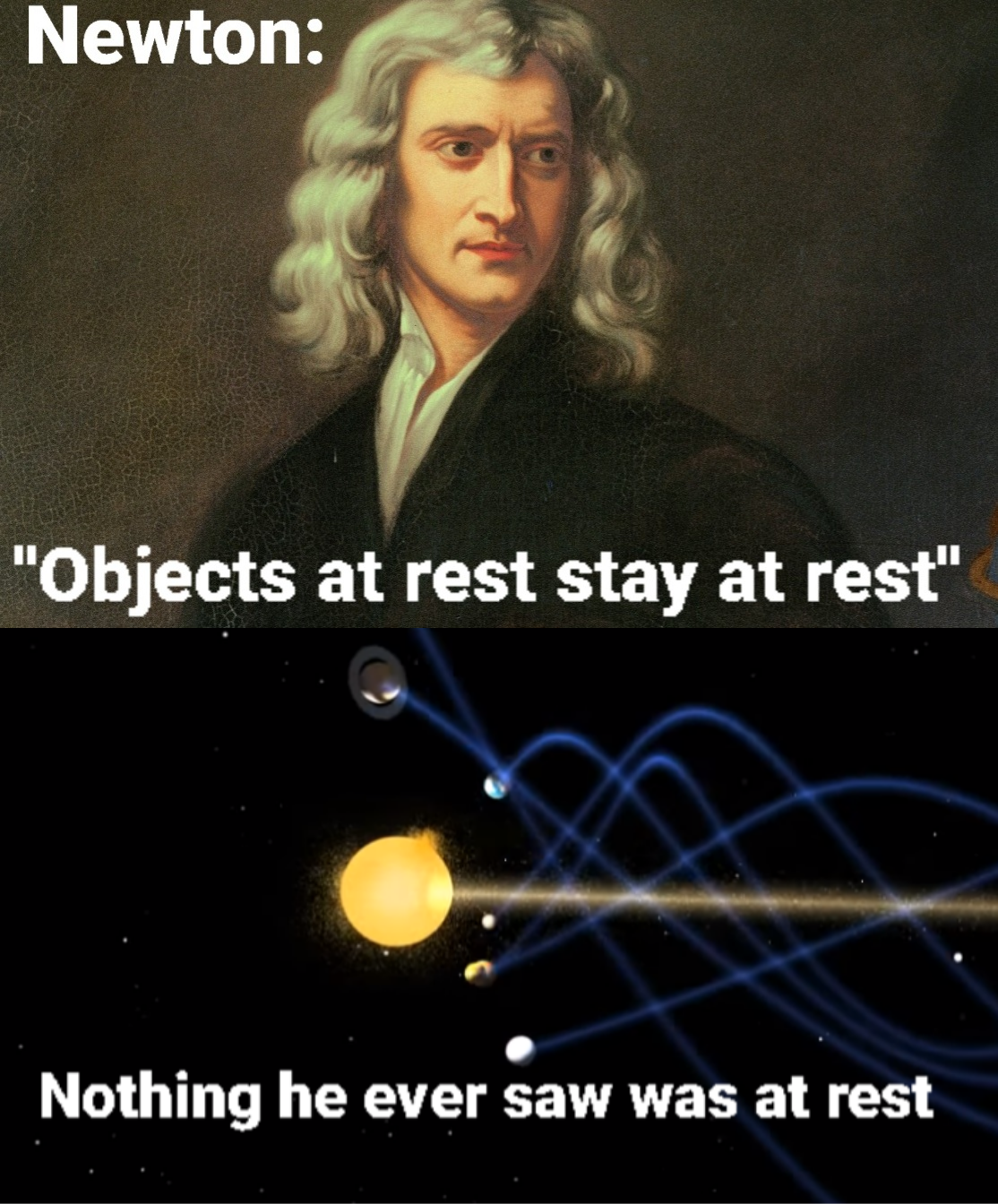 Newton's Cosmic Contradiction