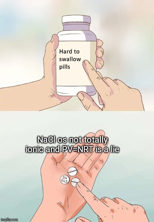 Hard To Swallow Chemistry Truths