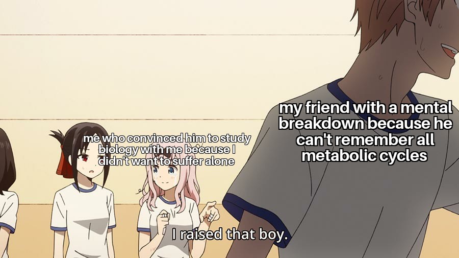 Crying In Biochemistry: Friendship Through Metabolic Misery