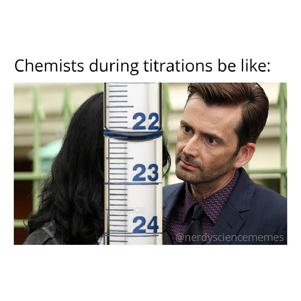 The Titration Staring Contest