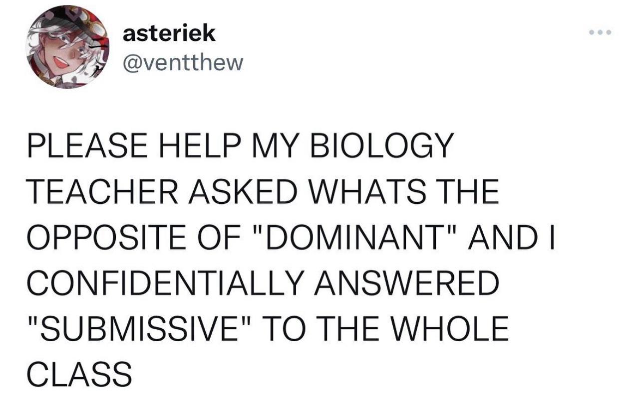 When Genetics Class Gets Awkward