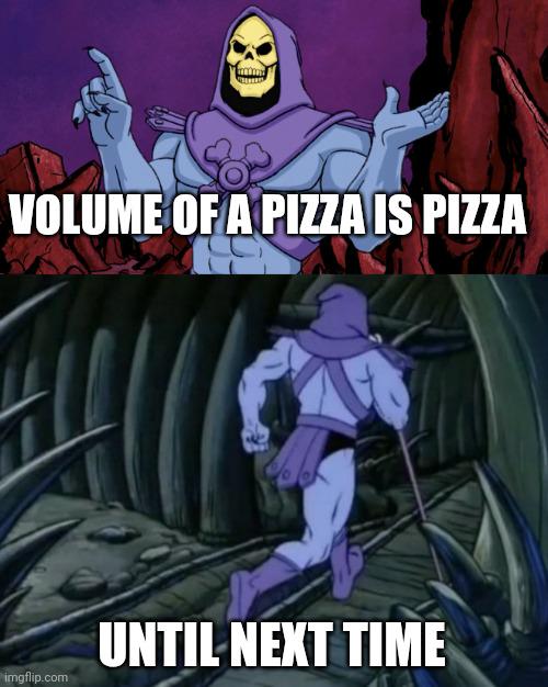 The Volume Of Pizza Equation