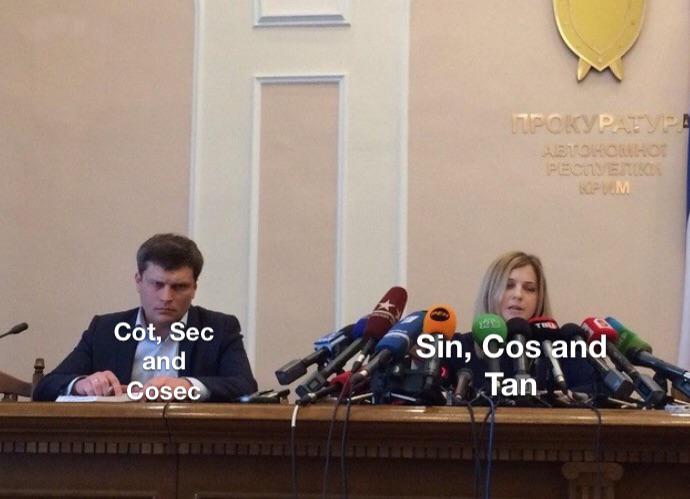 The Trigonometry Press Conference