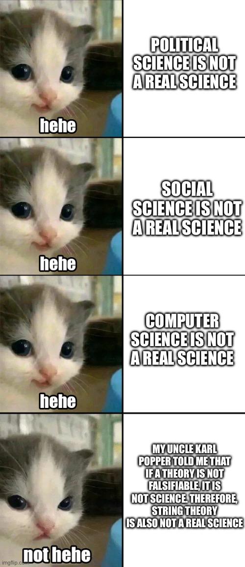 The Falsifiability Feline
